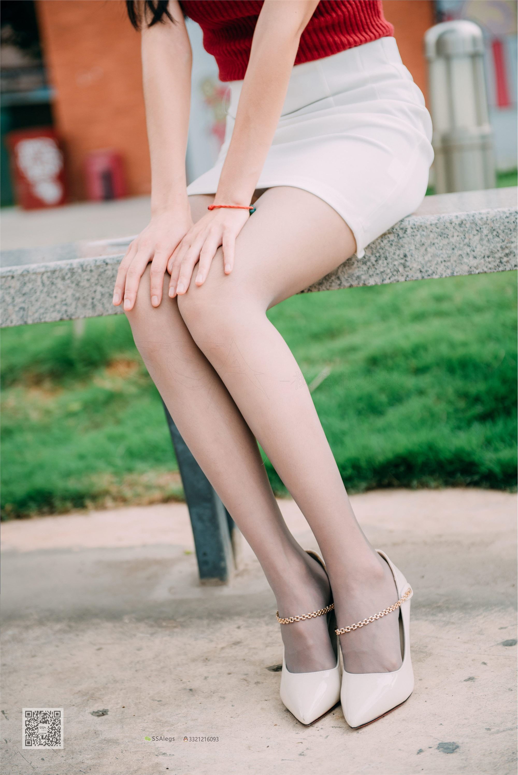 SSA丝社 NO.007 nono 街拍灰丝特辑